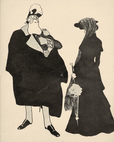 Leopold II ja hänen tyttärensä 1904. tekijältä Georges d 1878 1937 Ostoya